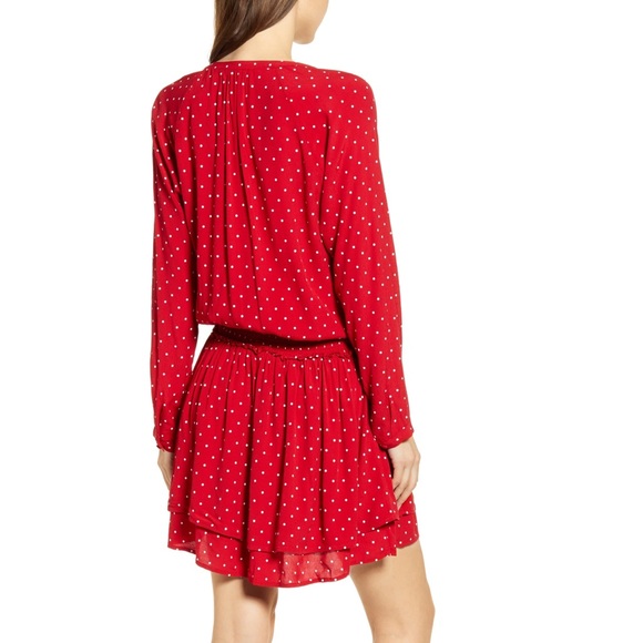 NWT RAILS Polka Dot Blouson Dress, S - Picture 3 of 15